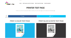 Desktop Screenshot of printertestpage.org