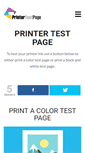 Mobile Screenshot of printertestpage.org
